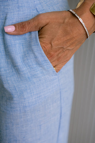 Bruce Trousers Light Blue