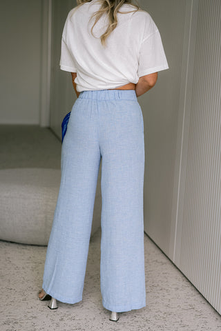 Bruce Trousers Light Blue