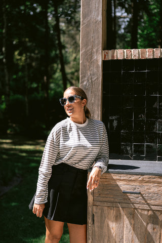 Calliope Striped T-shirt Grey
