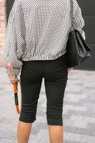 Caprise Capri Pants Black