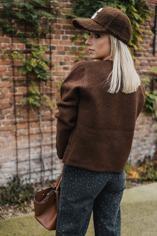 Capucine Knit Set Brown