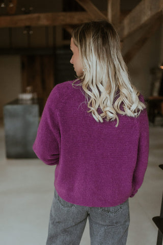 Cardi Cardigan Purple