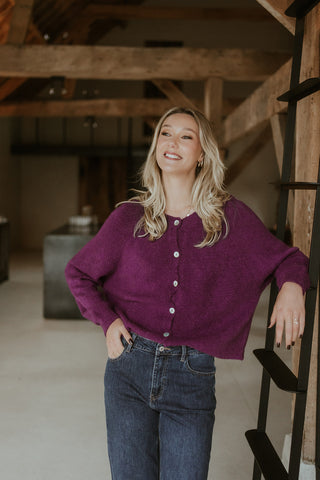 Cardi Cardigan Purple