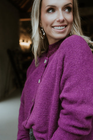 Cardi Cardigan Purple