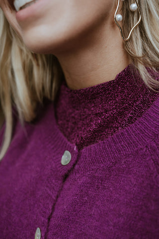 Cardi Cardigan Purple