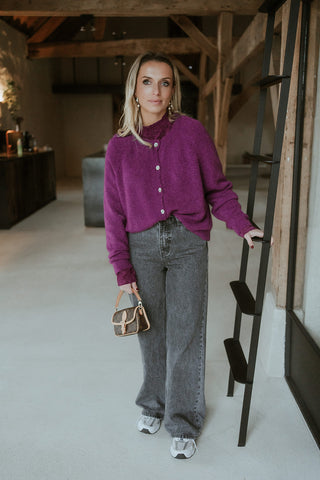 Cardi Cardigan Purple