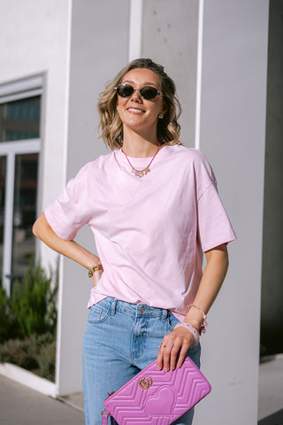 Carla Oversized T-shirt Pink