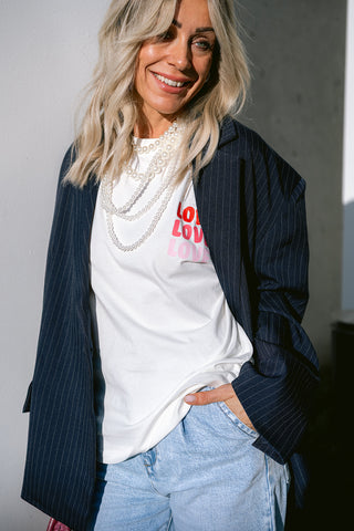 Carla Oversized T-shirt White