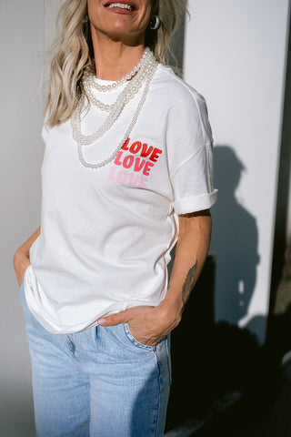 Carla Oversized T-shirt White