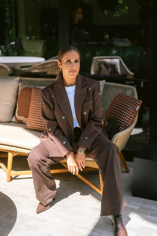 Cassian Blazer Brown