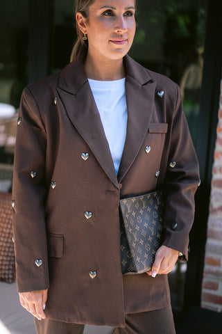 Cassian Blazer Brown