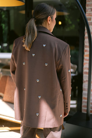 Cassian Blazer Brown