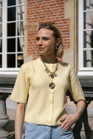 Catty Cardigan Yellow
