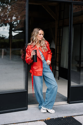 Celeste Denim Trousers Blue
