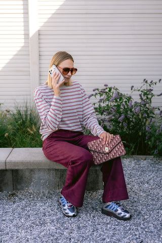 Cenara Top Burgundy