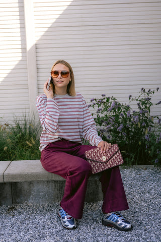 Cenara Top Burgundy
