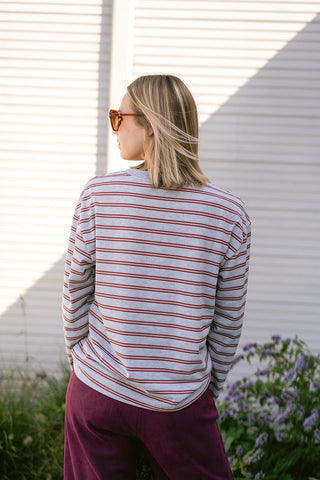 Cenara Top Burgundy