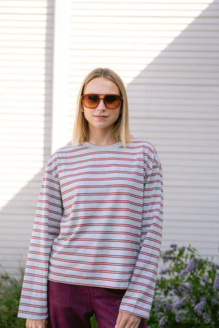 Cenara Top Burgundy
