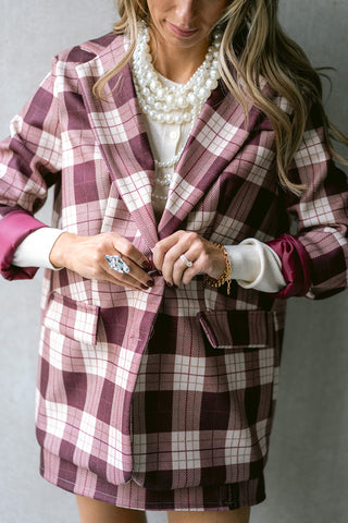 Cendric Co-ord Burgundy