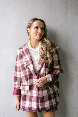 Cendric Co-ord Burgundy