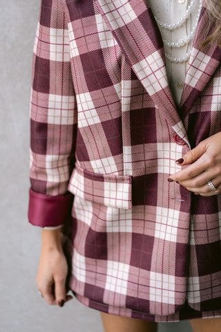 Cendric Co-ord Burgundy