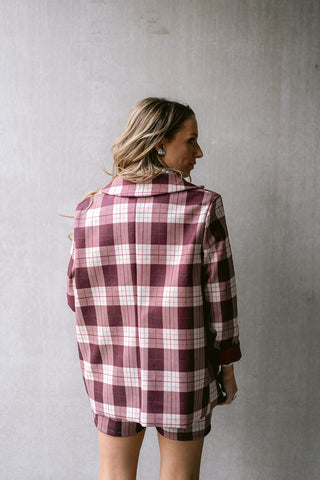 Cendric Co-ord Burgundy