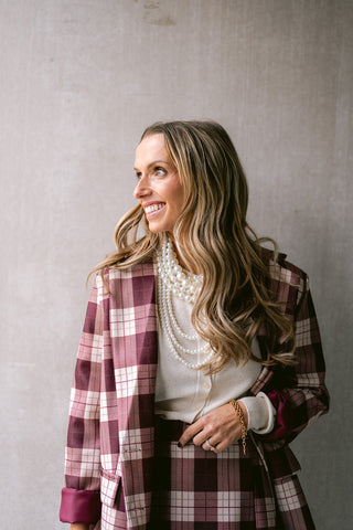 Cendric Co-ord Burgundy