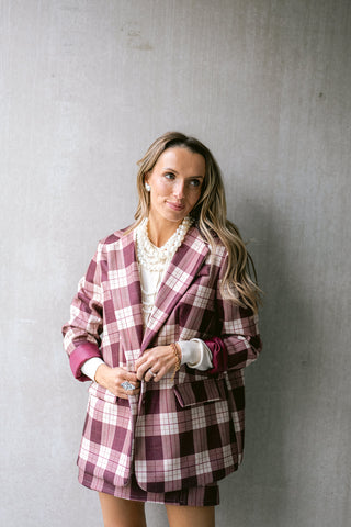 Cendric Co-ord Burgundy