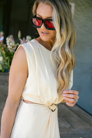 Cezaria Dress Yellow