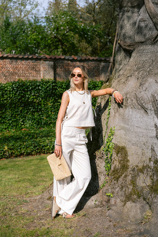 Clarisse Linen Trousers Beige