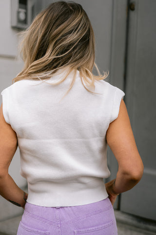 Cloud Knit Top Cream