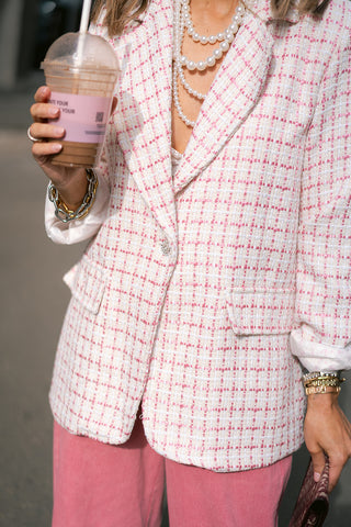 Corinne Blazer Pink