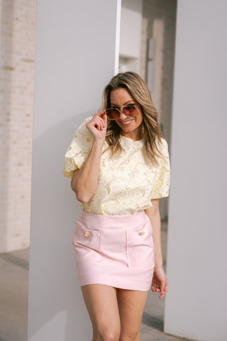 Cosimi Blouse Yellow