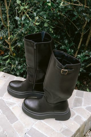 Dahlia Boots Brown