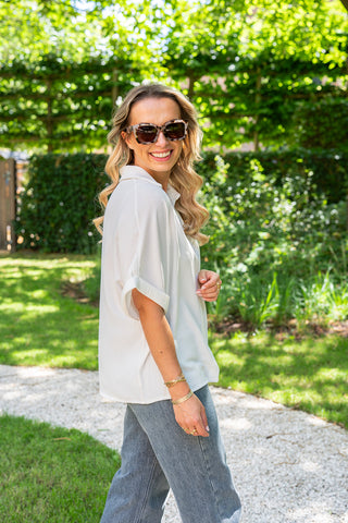 Dakota Blouse White