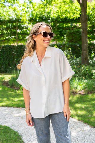 Dakota Blouse White