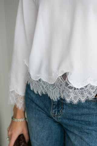 Diya Blouse White