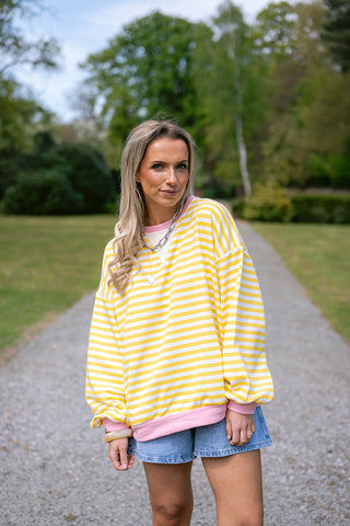 Dori Striped Sweater Yellow