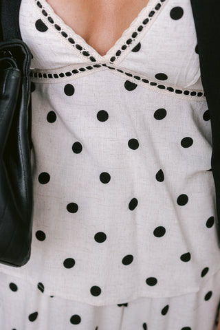 Dotty Co-ord White