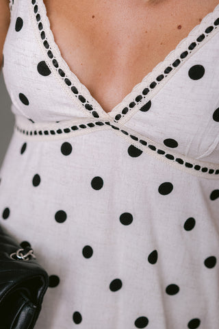 Dotty Co-ord White