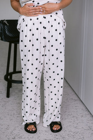 Dotty Co-ord White