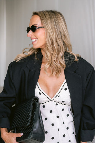 Dotty Co-ord White