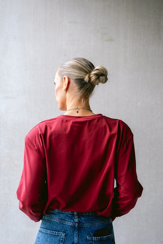 Eadric T-shirt Burgundy