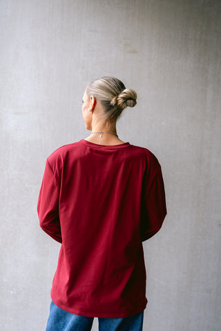 Eadric T-shirt Burgundy