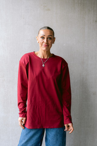 Eadric T-shirt Burgundy