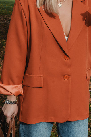 Edith Blazer Orange