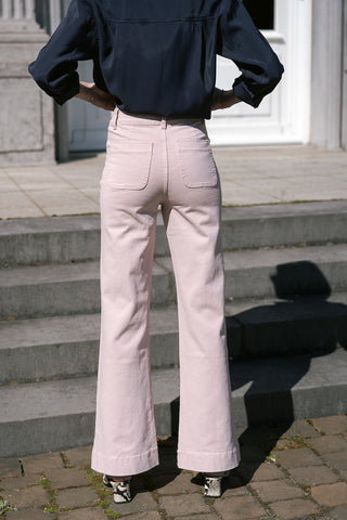 Ehlena Flared Pants Pink