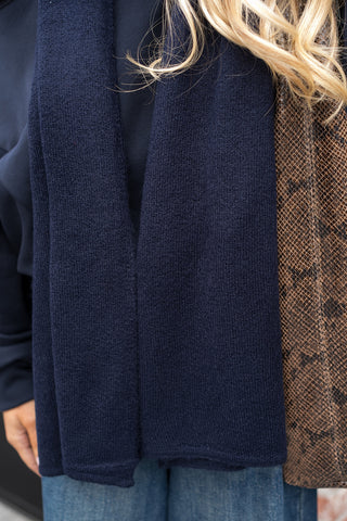 Elanora Long Scarf Navy