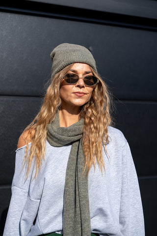 Elanora Long Scarf Khaki