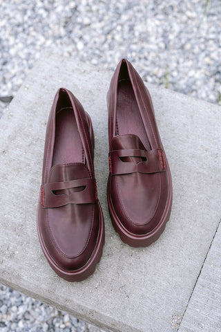 Eliora Loafers Burgundy